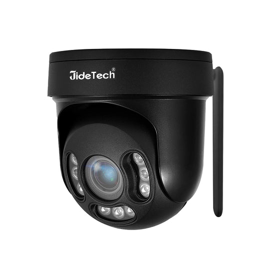 JideTech 8MP H.265 5X WiFi Optical Zoom ColorVu PTZ IP Camera