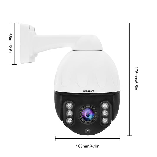 JideTech 5MP/8MP 5X Zoom PoE PTZ IP Surveillance Camera (P3-5X-5MP)