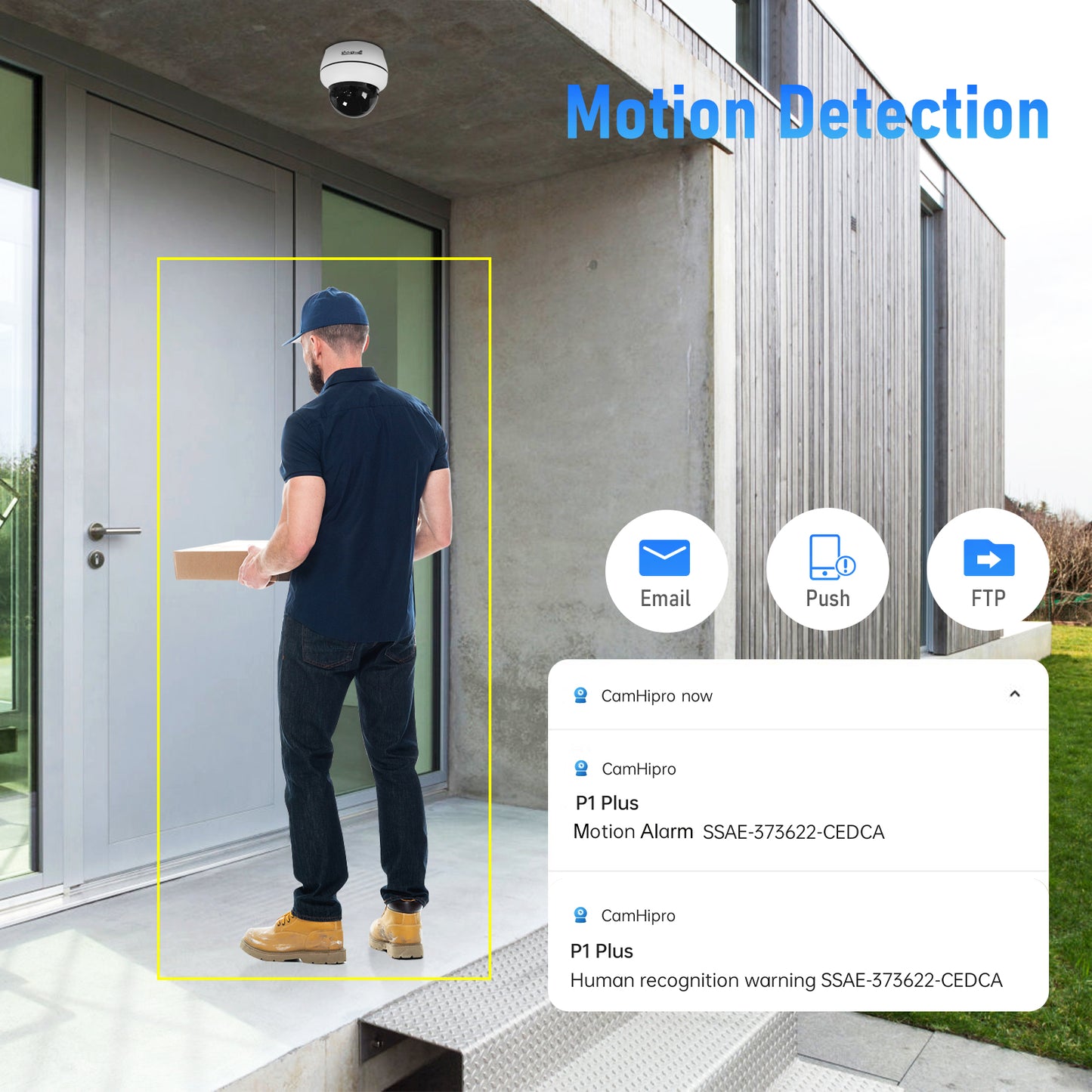 JideTech 5MP/8MP IP POE PTZ Camera Outdoor/Indoor IP66 Night Vision Camera Camhipro(P1 Plus-5X-5MP/8MP)