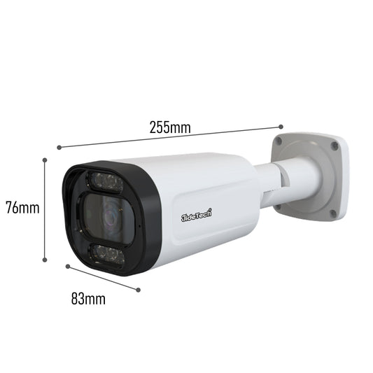 JideTech 5MP/8MP POE Bullet Camera Outdoor IP Camera (BC5V-5MP)