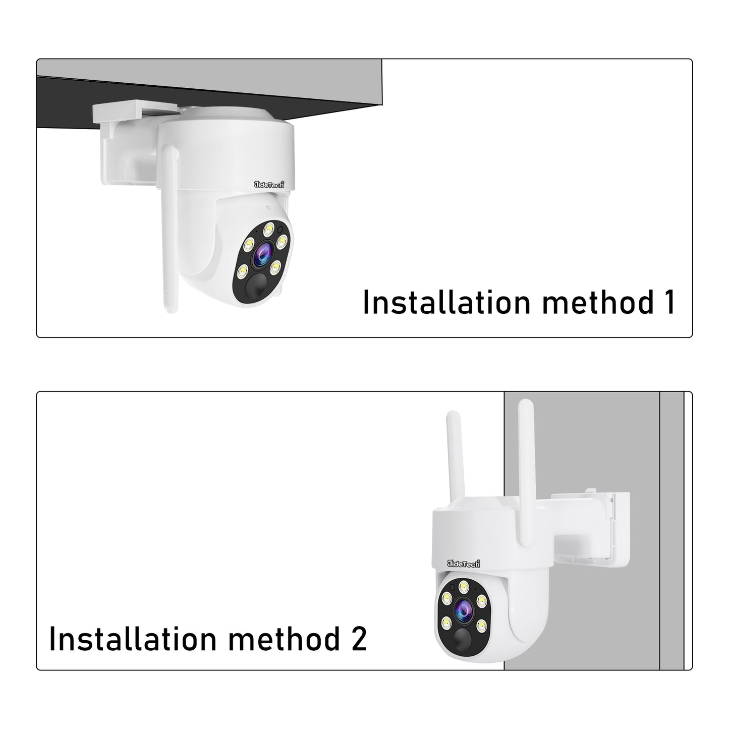 JideTech WIFI 4MP 8CH Mini Solar Power Security Camera Kit (NK7-8H-4MPW)