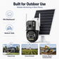 JideTech D3 6MP Dual-Lens AOV Solar PTZ Camera – WiFi / 4G LTE