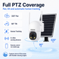 JideTech D04 3MP AOV Solar PTZ Security Camera – 4G LTE / Dual-Band WiFi