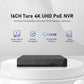 JideTech 16CH PoE Netzwerk-Videorekorder 