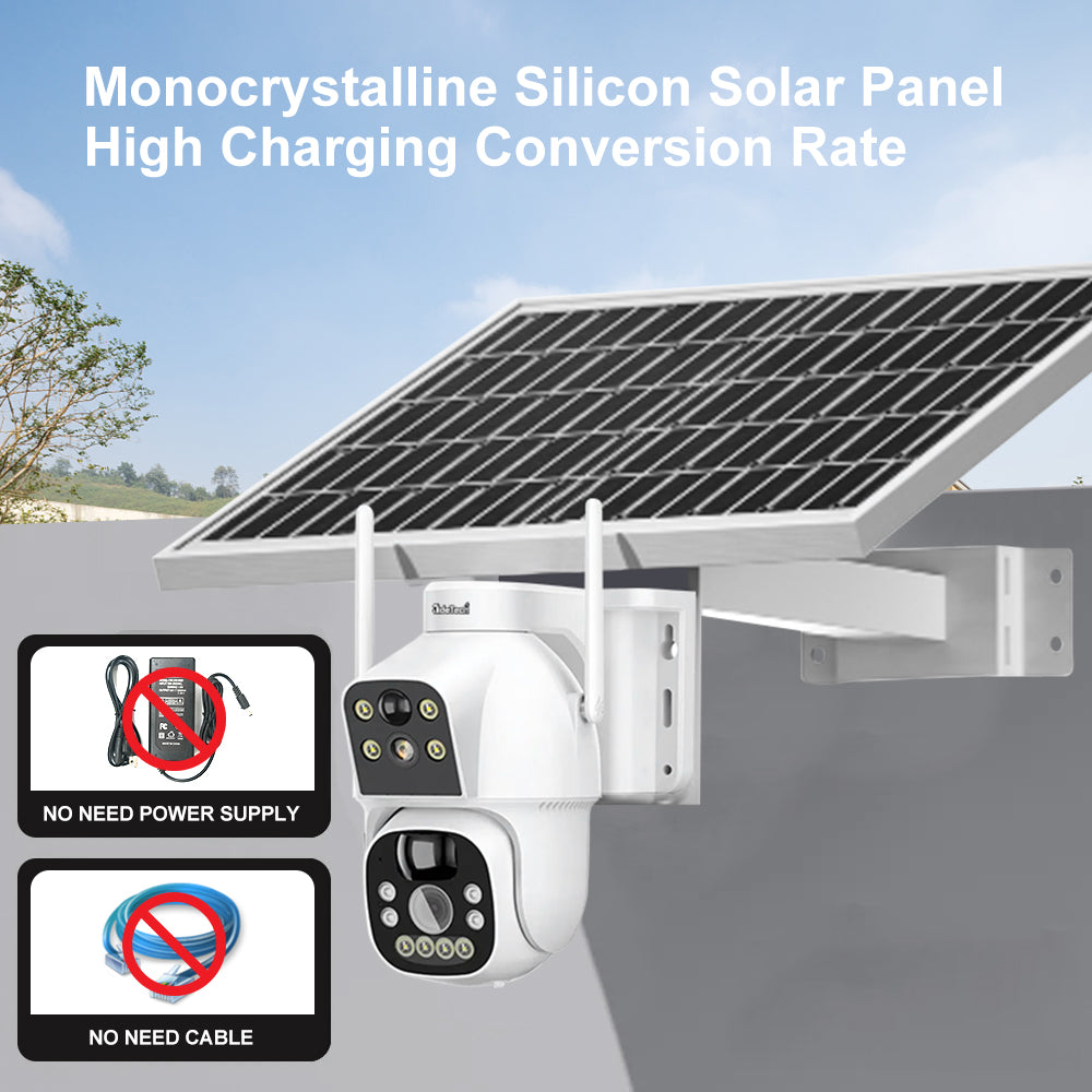 JideTech Daul Model 4G Solar PIR Camera (S2-4G(PIR))