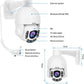 JideTech Outdoor PTZ PoE Sicherheitskamera, HD 5MP IP-Kamera mit automatischer Verfolgung und 5-fachem Zoom 