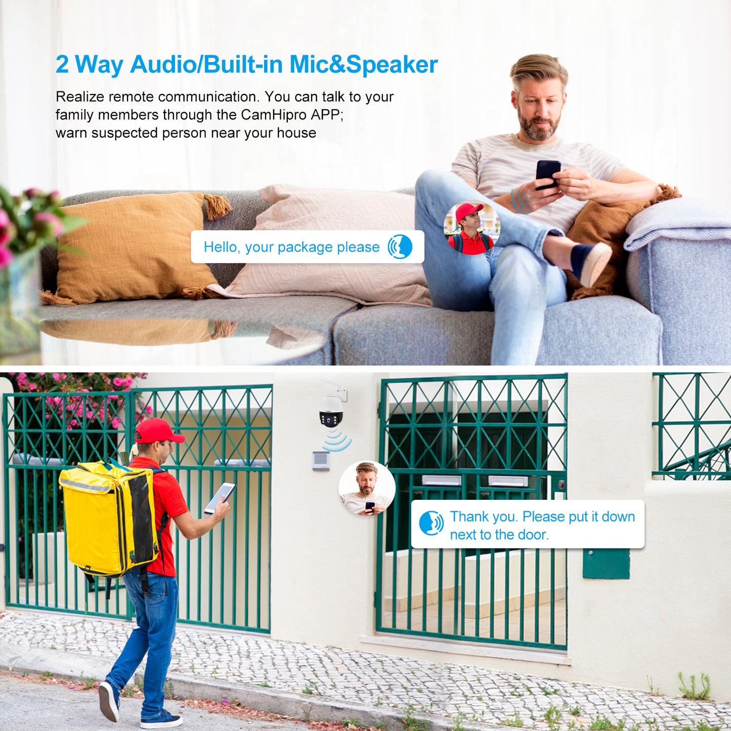 JideTech 5MP/8MP WiFi 5X Zoom PTZ IP Camera (P3-5X-5MPW)