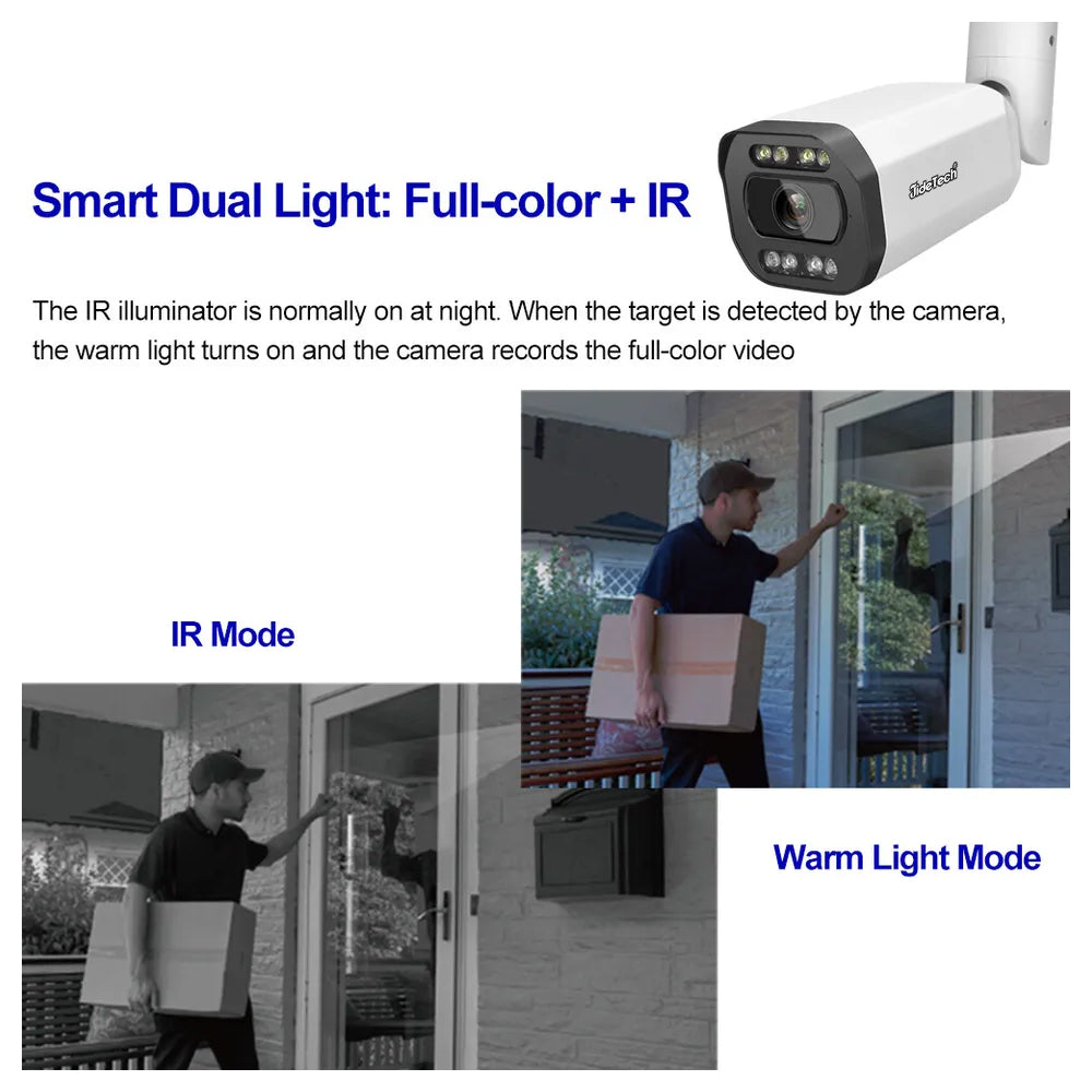 JideTech 12MP 5X Zoom PoE Bullet IP Camera (BC2V-12MP)
