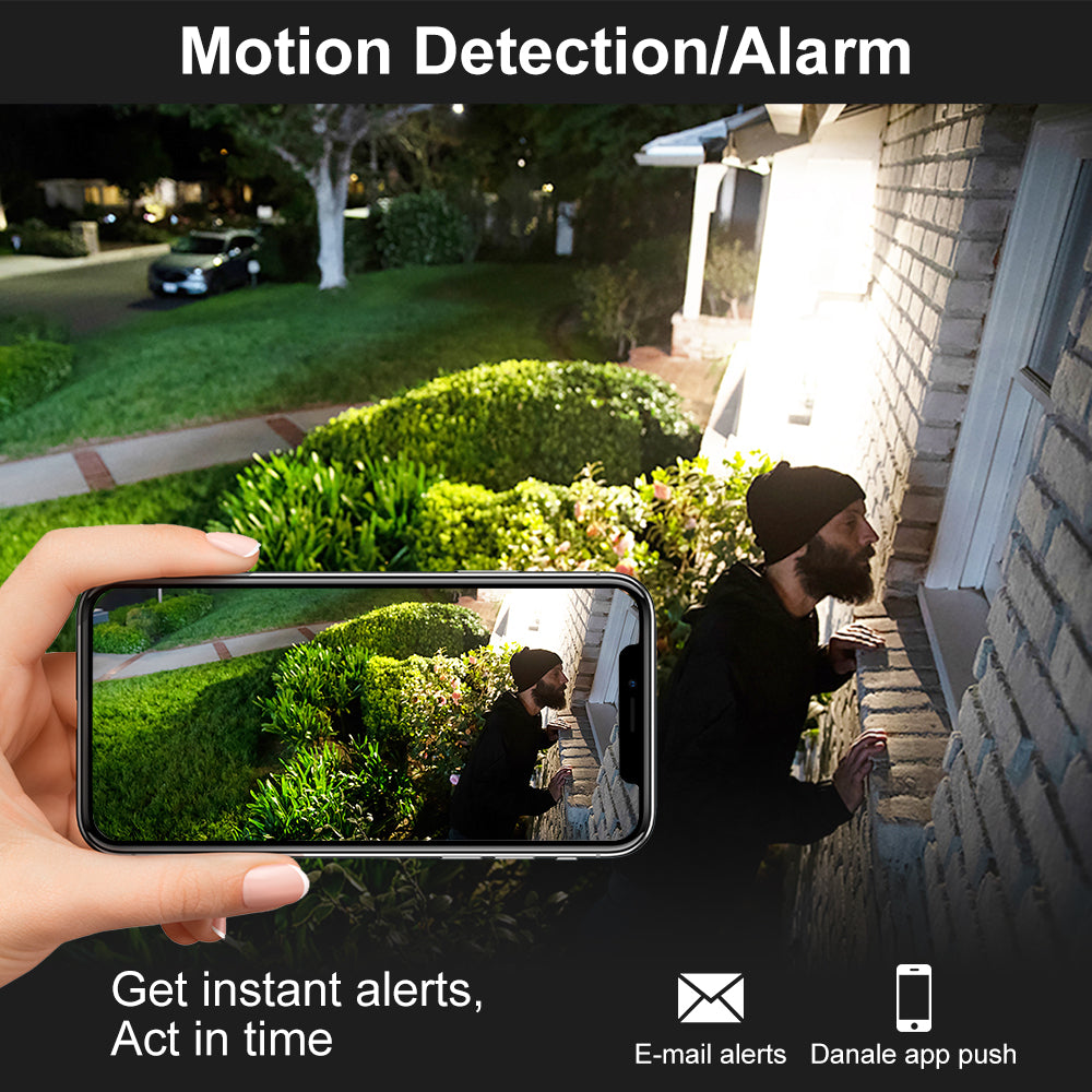 JideTech 8MP H.265 5X WiFi Optical Zoom ColorVu PTZ IP Camera