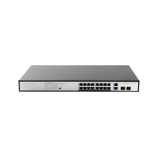 JideTech 100 Gigabit 18-port PoE switch(316EP-2G2SFP)