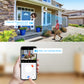 JideTech 4MP Wireless Solar Powered Security IP Camera for Outdoor with 10800MAH battery  (S5-4MPW)