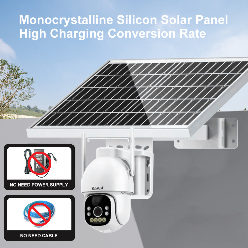 JideTech Daul Model 4G Solar PIR Camera (S1-4G(PIR))