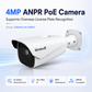 JideTech 4MP ANPR PoE Camera with 4X Motorized Zoom