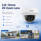 JideTech 4MP/8MP Face Recognition LightHunter WDR Dome IP Camera with 4X Zoom, PoE, Face Capture & Comparison A3238