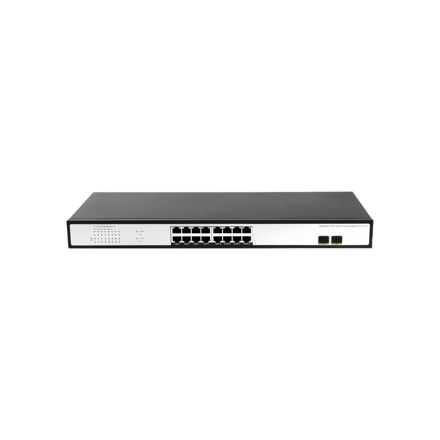 JideTech Gigabit 18-port PoE switch with Switching  Capacity 36Gbps(516GP-2SFP)