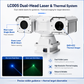 LC005 Dual 5W Green & Blue Laser Thermal PTZ Camera 640×512 35mm