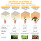 JideTech LED Grow Light 200W 4x4ft Coverage Full Spectrum Veg & Bloom Dimmer Timer (200W SPF2000PRO)