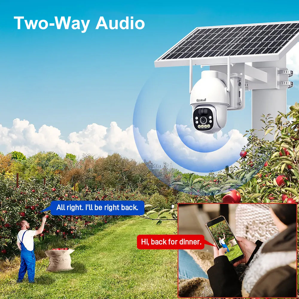 JideTech Daul Model 4G Solar PIR Camera (S1-4G(PIR))