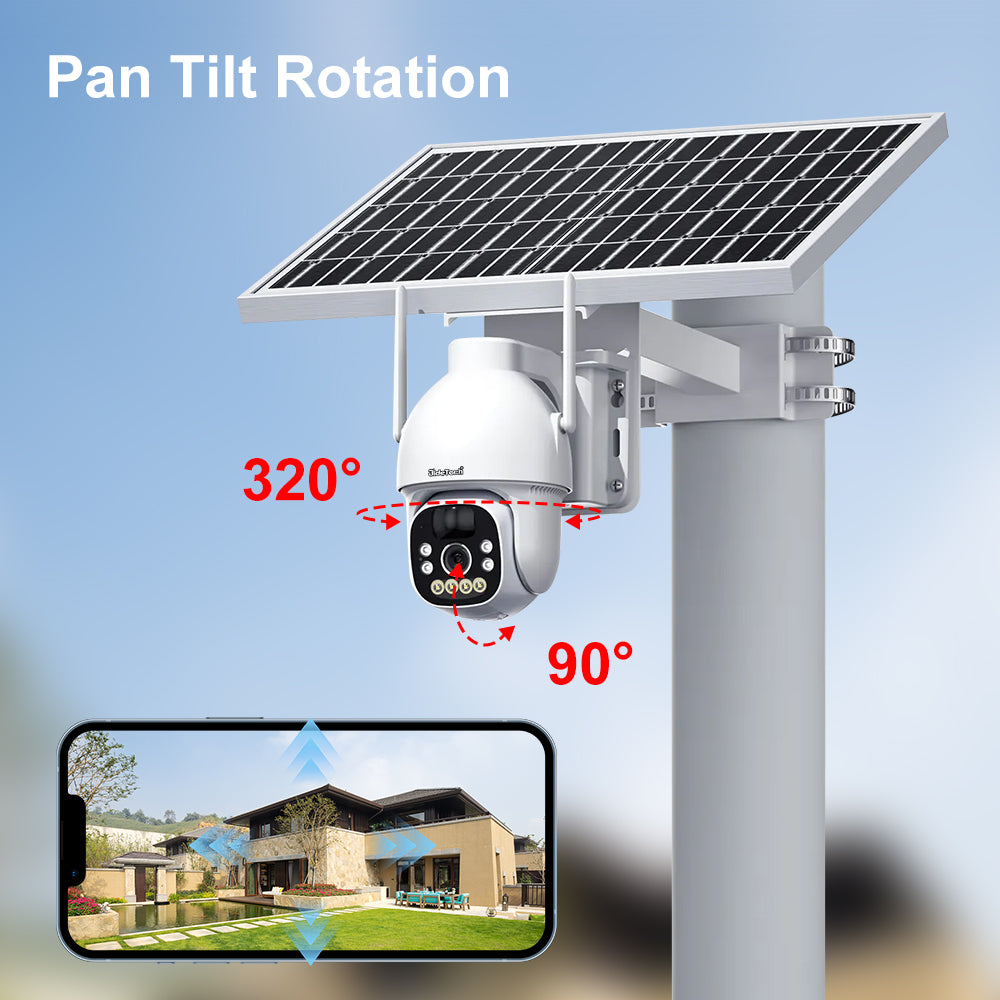 JideTech Daul Model 4G Solar PIR Camera (S1-4G(PIR))