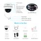 JideTech 5X 8MP Wi-Fi 2,5-Zoll Metall-PTZ-Kamera 