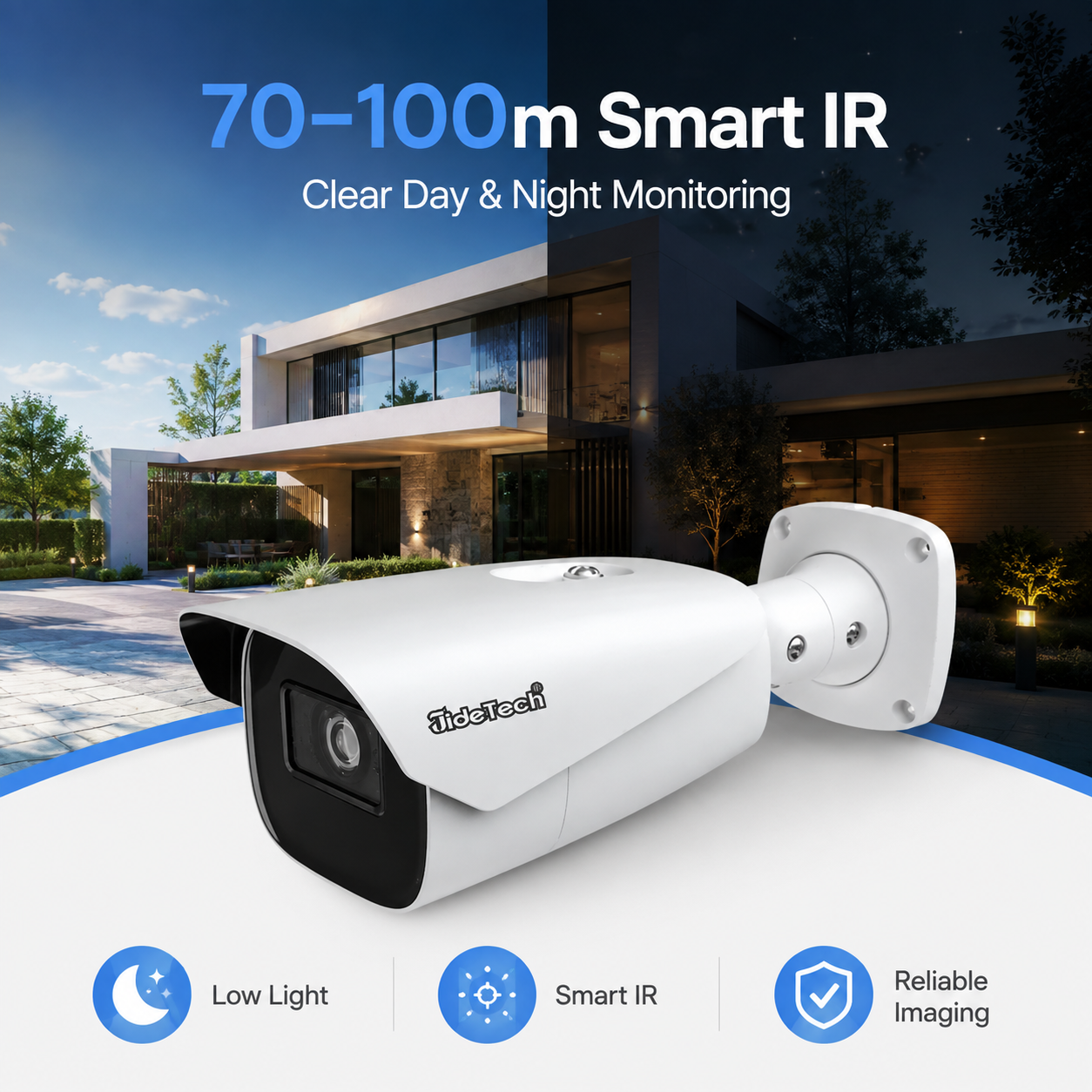 JideTech 4MP ANPR PoE Camera with 4X Motorized Zoom