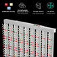 JideTech Plant Grow Lights With Aluminum Shell 9 Bars Light for Indoor Plant Different Full Spectrum Led Grow Lamp(SPF4000-400W)