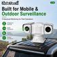 LC002 4MP 36X Green Laser PTZ Camera with 1W Laser, 150m Distance, POE & Adjustable Beam Size