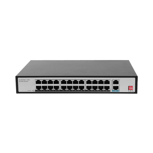 JideTech 100 Gigabit 26-port PoE switch(524EP-2G)