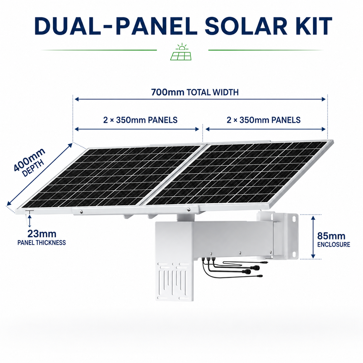 JideTech 5MP 20X 4G WiFi Solar PTZ Camera with OpenVPN & 80W Solar Kit P10