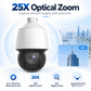 A6558 25X optical zoom PTZ camera 6 to 150mm lens