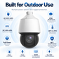 A6558 outdoor IP66 PTZ camera 24V and PoE power