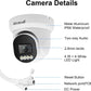 JideTech DM10 5MP/8MP Wise-ISP PoE Dome IP Camera – Color Night Imaging