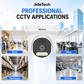 JideTech DM10 8MP PoE Turret IP Camera with Full-Color Night Vision