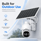 JideTech D01 3MP AOV Solar PTZ Camera with Wise-ISP – WiFi or 4G LTE