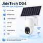 JideTech D04 3MP AOV Solar PTZ Security Camera – 4G LTE / Dual-Band WiFi