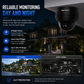 JideTech IP PoE Kamera Außen-/Innenbereich Wasserdichte IP66 Nachtsichtkamera (P1 Plus-5X-8MPB)