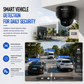 JideTech IP PoE Kamera Außen-/Innenbereich Wasserdichte IP66 Nachtsichtkamera (P1 Plus-5X-8MPB)