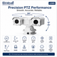 JideTech LC005 Dual Green & Blue Laser Thermal PTZ Camera | 640×512, 35mm, IP66