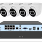 JideTech 5MP/8MP 4CH POE Security Camera System IP Camera NVR Kits (NK5-4H-5MP)