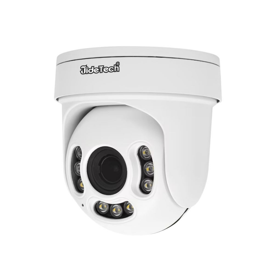 JideTech 5X 5MP/8MP Dome IP Camera POE Security PTZ Camera (P5 Plus-5X-5MP/8MP)
