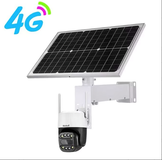 JideTech 5MP  Solar Powered 4G WiFi Mini PTZ Camera with 60W36AH Rechargeable Li batteries（Q2）