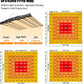 JideTech 2196 Sam-sung LEDs Full Spectrum Led Grow Light 450 W Dimmable Indoor Plant For Vertical Farming (SPC4500-450W)