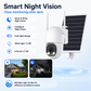 JideTech D04 3MP AOV Solar PTZ Security Camera – 4G LTE / Dual-Band WiFi