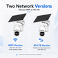 JideTech D01 3MP AOV Solar PTZ Camera with Wise-ISP – WiFi or 4G LTE