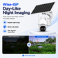 JideTech D01 3MP AOV Solar PTZ Camera with Wise-ISP – WiFi or 4G LTE