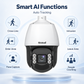 JideTech A6628 AI auto tracking face recognition PTZ camera
