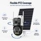 JideTech D3 6MP Dual-Lens AOV Solar PTZ Camera – WiFi / 4G LTE