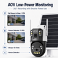 JideTech D3 6MP Dual-Lens AOV Solar PTZ Camera – WiFi / 4G LTE