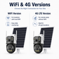 JideTech D3 6MP Dual-Lens AOV Solar PTZ Camera – WiFi / 4G LTE