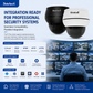 JideTech IP PoE Kamera Außen-/Innenbereich Wasserdichte IP66 Nachtsichtkamera (P1 Plus-5X-8MPB)